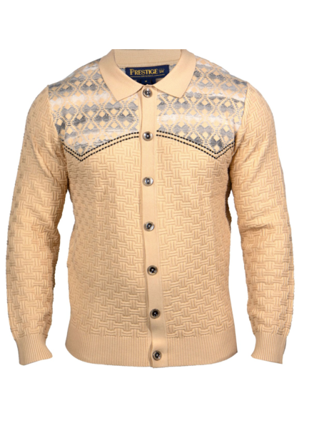 Prestige Prestige L/S Button Down Western Sweater