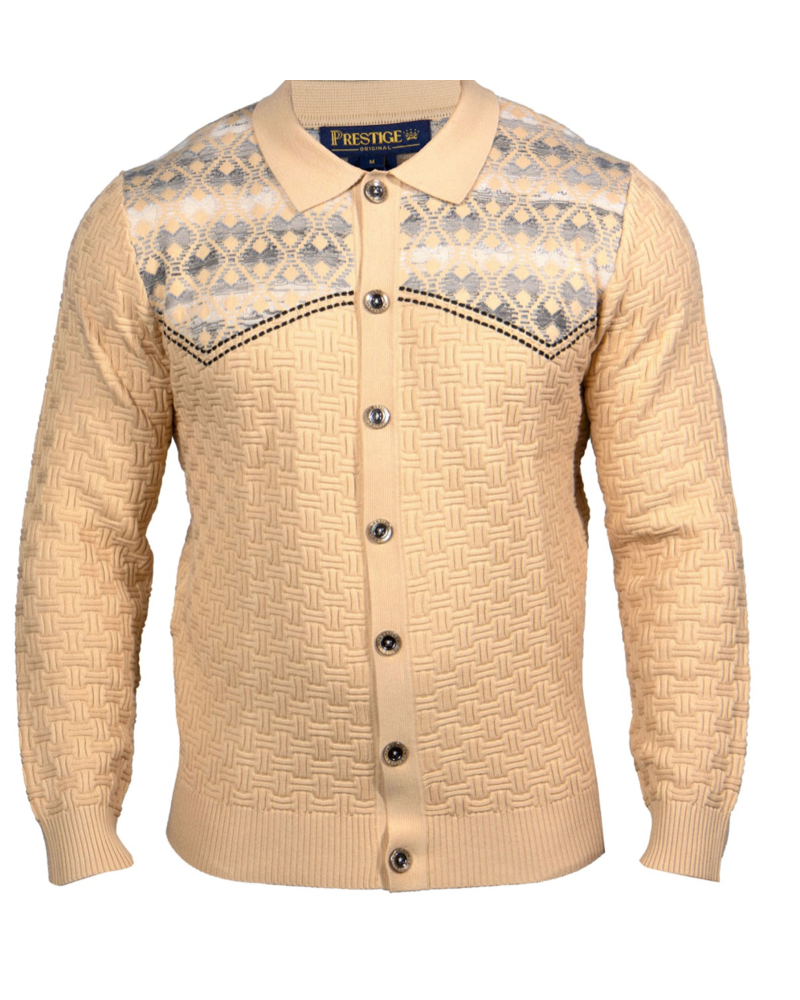 Prestige Prestige L/S Button Down Western Sweater