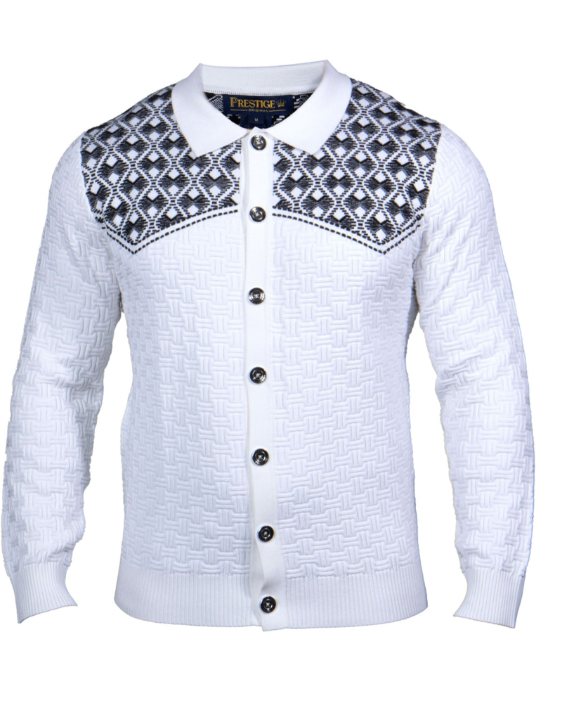 Prestige Prestige L/S Button Down Western Sweater