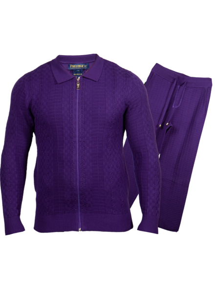 Prestige Prestige L/S Textured Knit Jogger