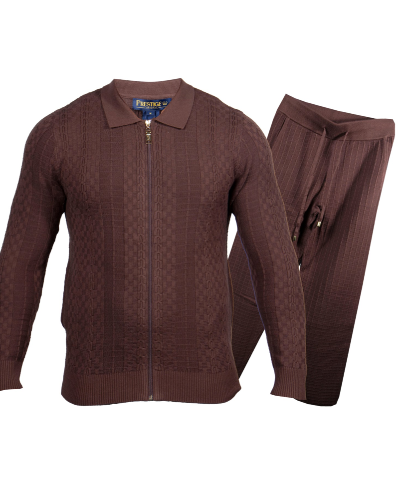 Prestige Prestige L/S Textured Knit Jogger