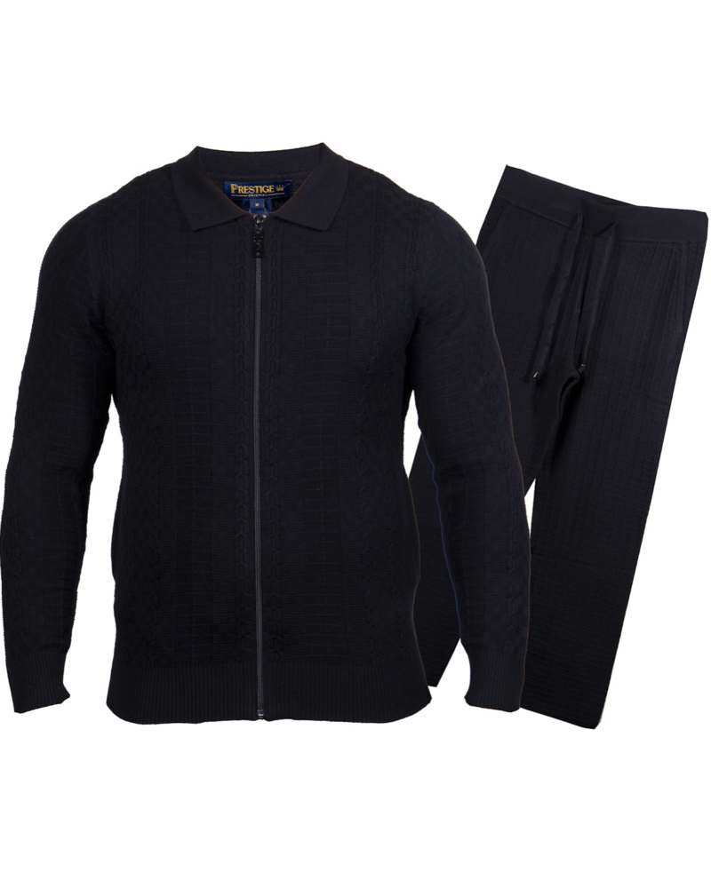 Prestige Prestige L/S Textured Knit Jogger