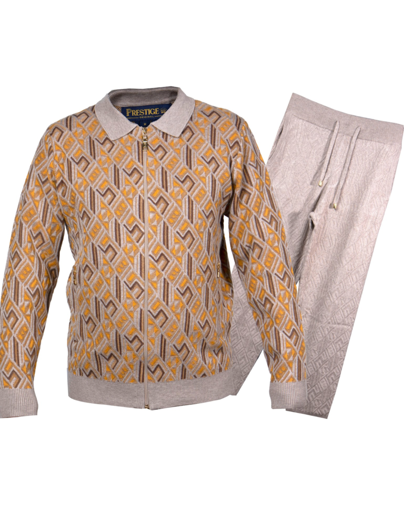 Prestige Prestige Geometric Knitted Jogger