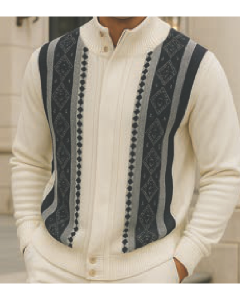 Silversilk Silversilk Hidden Zip Sweater