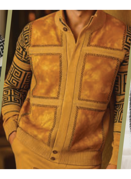 Silversilk Silversilk Suade Patch Zip Sweater