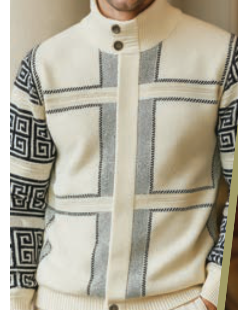 Silversilk Silversilk Suade Patch Zip Sweater