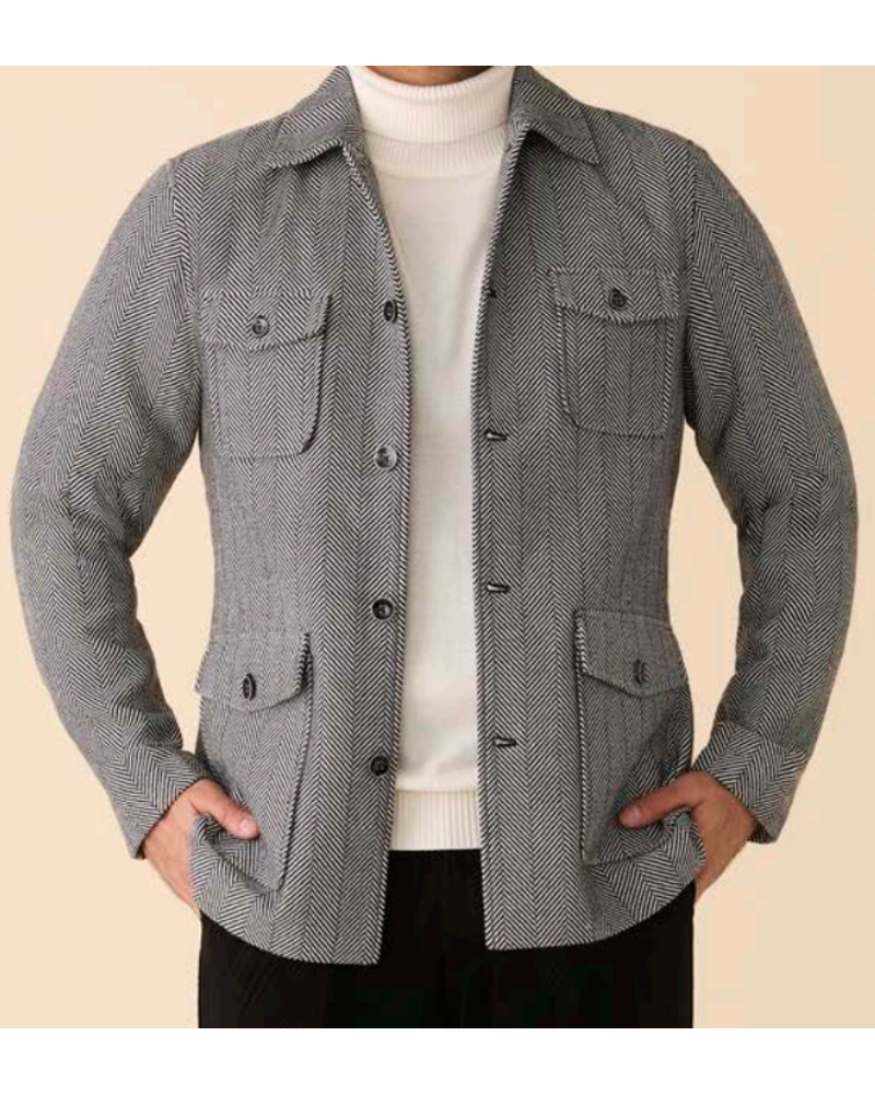 Inserch Inserch Harringbone 4 Pocket Jacket