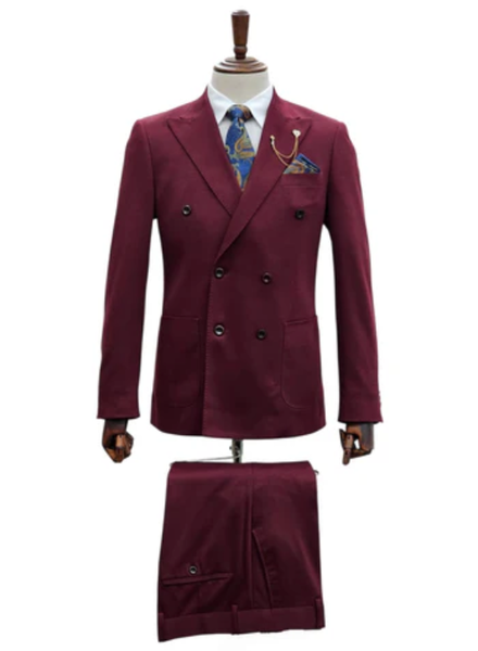 Double Breasted Stretch Suit
