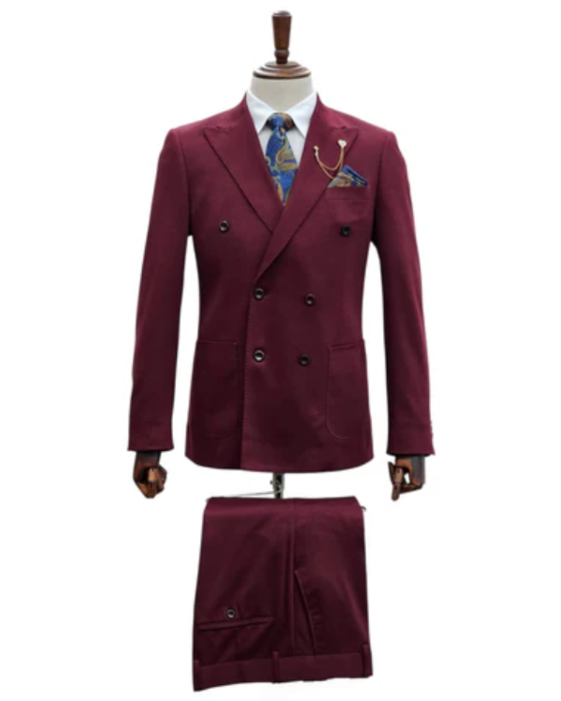 Double Breasted Stretch Suit