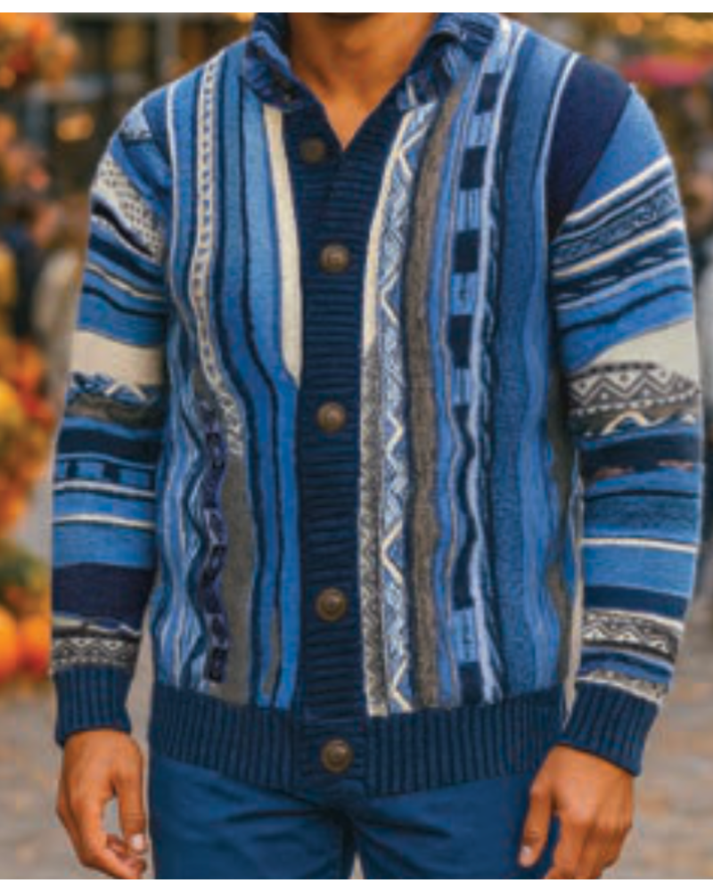 Silversilk Silversilk Coogi Button Up Sweater