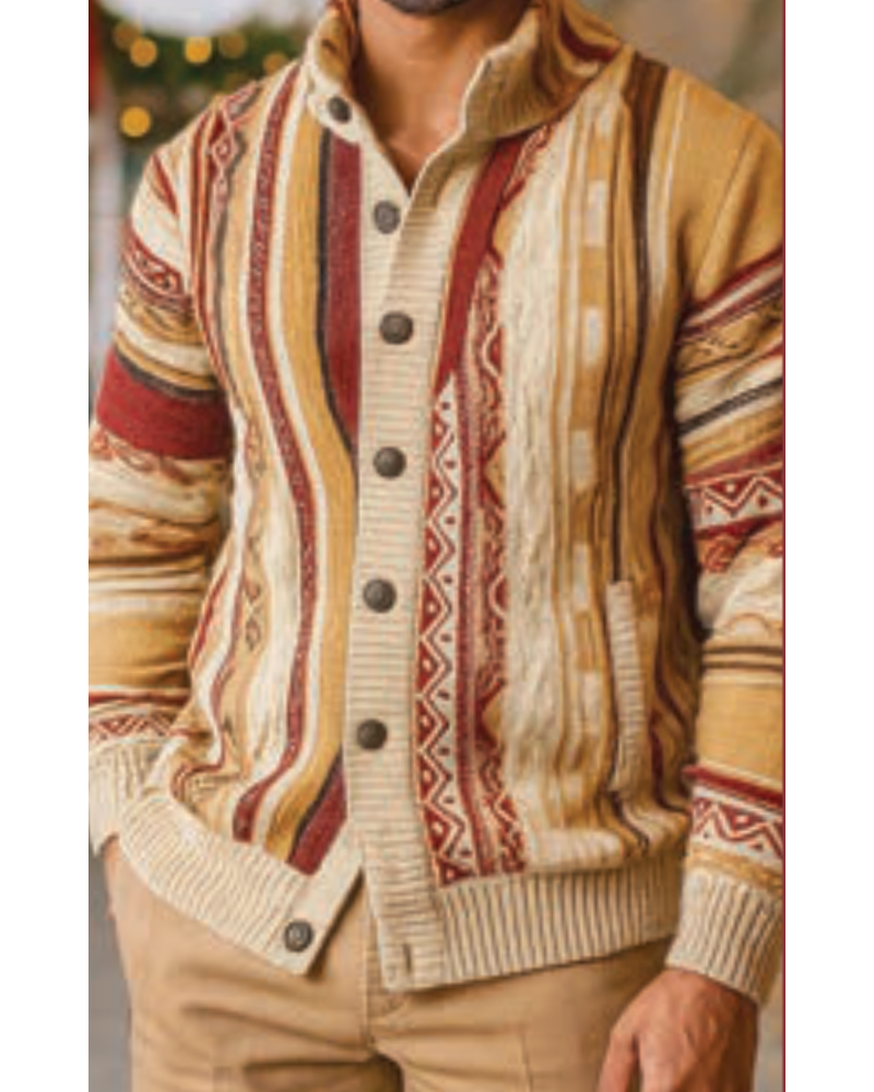 Silversilk Silversilk Coogi Button Up Sweater