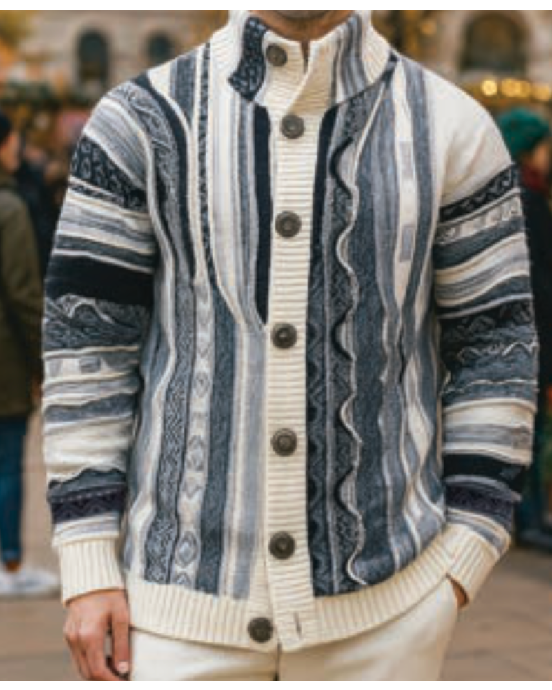 Silversilk Silversilk Coogi Button Up Sweater