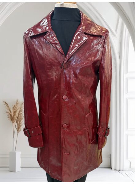 Cigar Cigar Pleather Car Coat