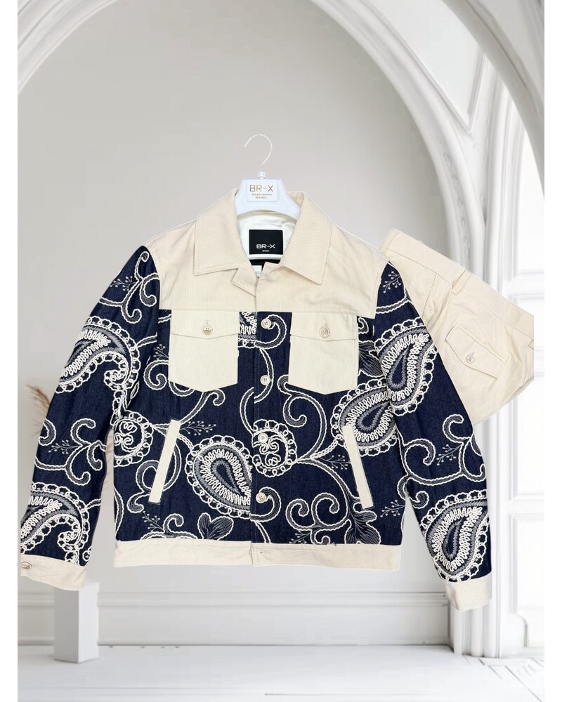 Cigar Cigar Trucker Jacket Denim Cord Set