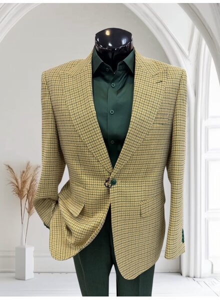 Cigar Cigar 2B Houndstooth Blazer