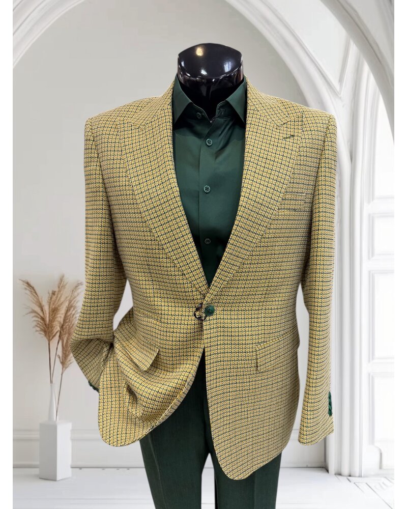 Cigar Cigar 2B Houndstooth Blazer