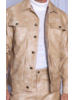 Manzini Faux Leather Jacket & Pant Set