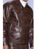 Manzini Faux Leather Jacket & Pant Set