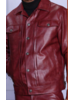 Manzini Faux Leather Jacket & Pant Set