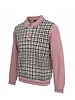 Cigar Cigar L/S Polo Houndstooth Sweater