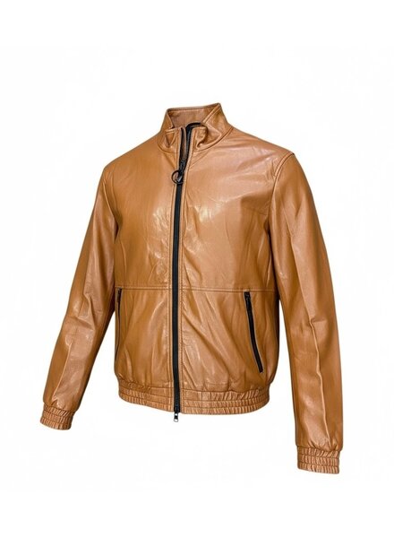 Cigar Cigar Pleather Bomber Jacket & Pant Set