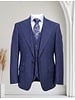 Tiglio Tiglio Wide Lapel Check Vested Suit