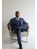 Tiglio Tiglio Wide Lapel Check Vested Suit