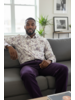 Cigar Cigar L/S Paisley Cotton Shirt