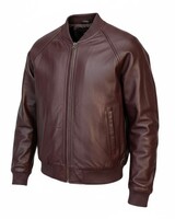 Jakewood Genuine Leather Baseball Jacket