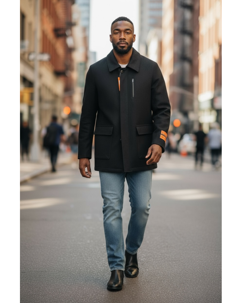 Enzo Enzo Bomber Wool Jacket