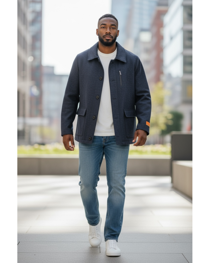 Enzo Enzo Bomber Wool Jacket