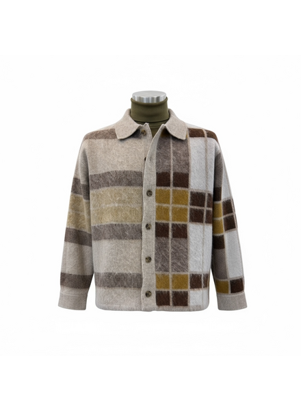 Lanzzino Lanzzino Wool Button Down Sweater