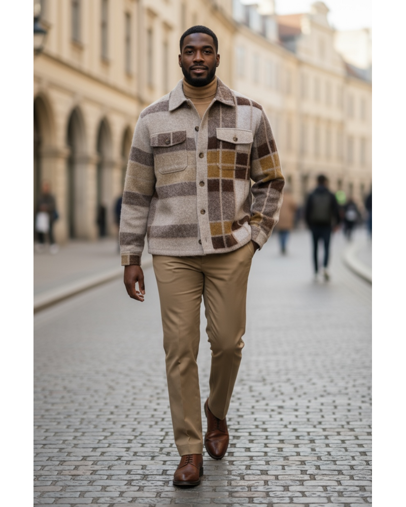 Lanzzino Lanzzino Wool Button Down Sweater