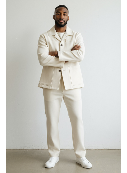 Cigar Cigar Knitted Jacket & Pant Set