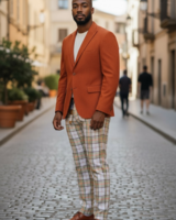 Zacchi 2B Peak Lapel Knit Blazer