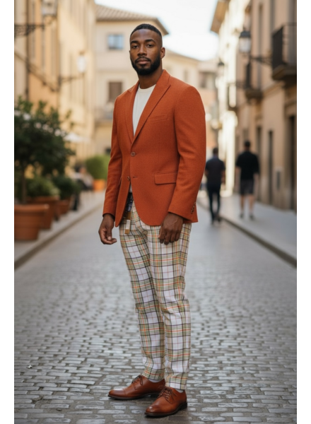 Zacchi 2B Peak Lapel Knit Blazer