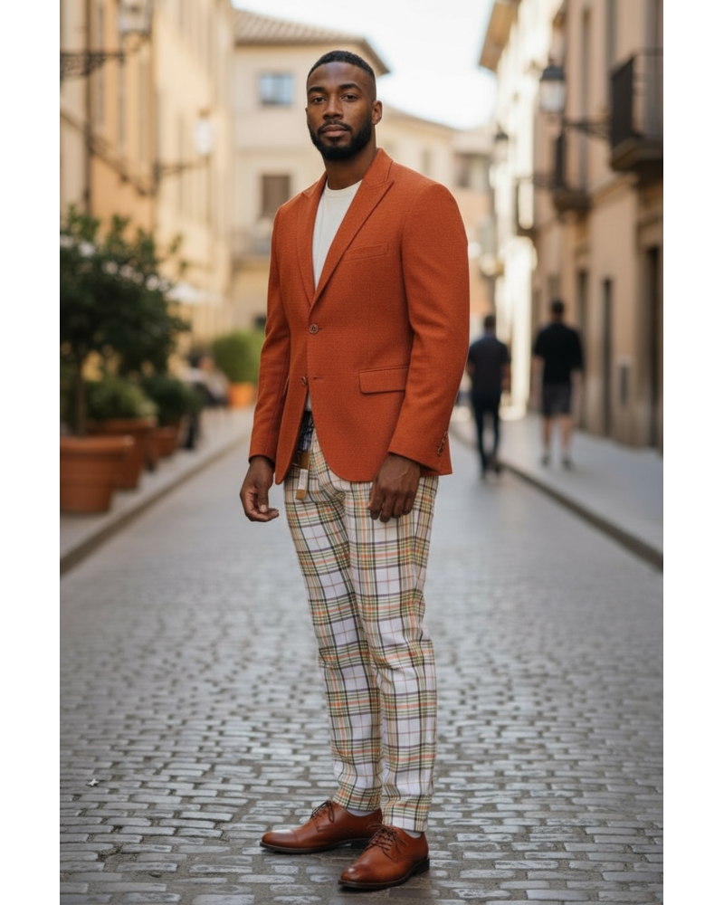 Zacchi 2B Peak Lapel Knit Blazer