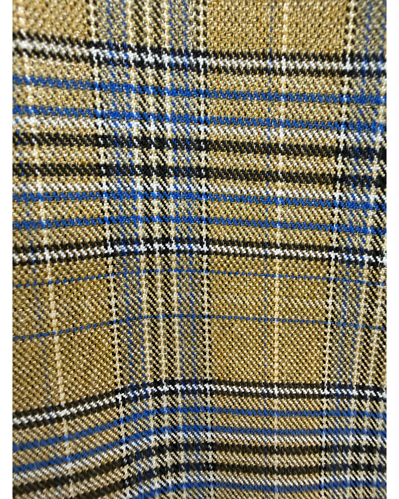 Mazari 2B Peak Lapel Plaid Vested Suit