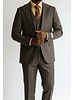 Tiglio Tiglio Wide Lapel Pinstripe Vested Suit