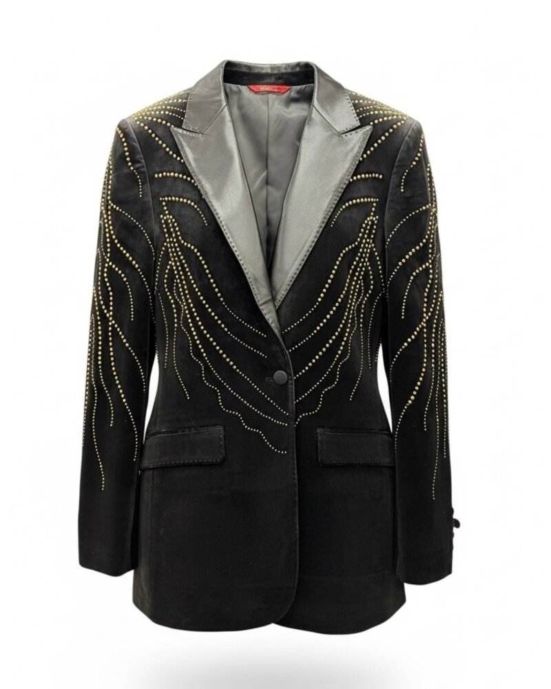 Barabas Barabas Velvet Stone Blazer
