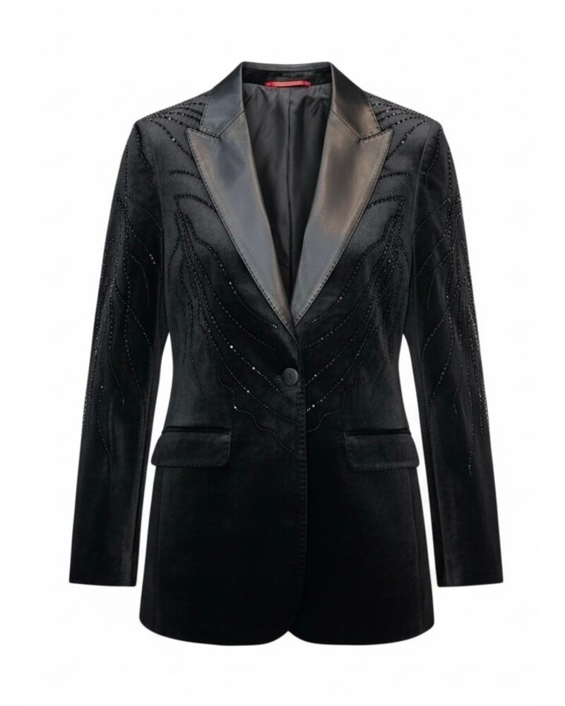 Barabas Barabas Velvet Stone Blazer