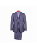 Mazari Plaid Suit W/Reversible Vest