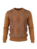 Cigar Cigar L/S Crew Neck Dash Stripe Sweater