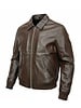 Johnny Q Faux Leather Pic Stitch Jacket