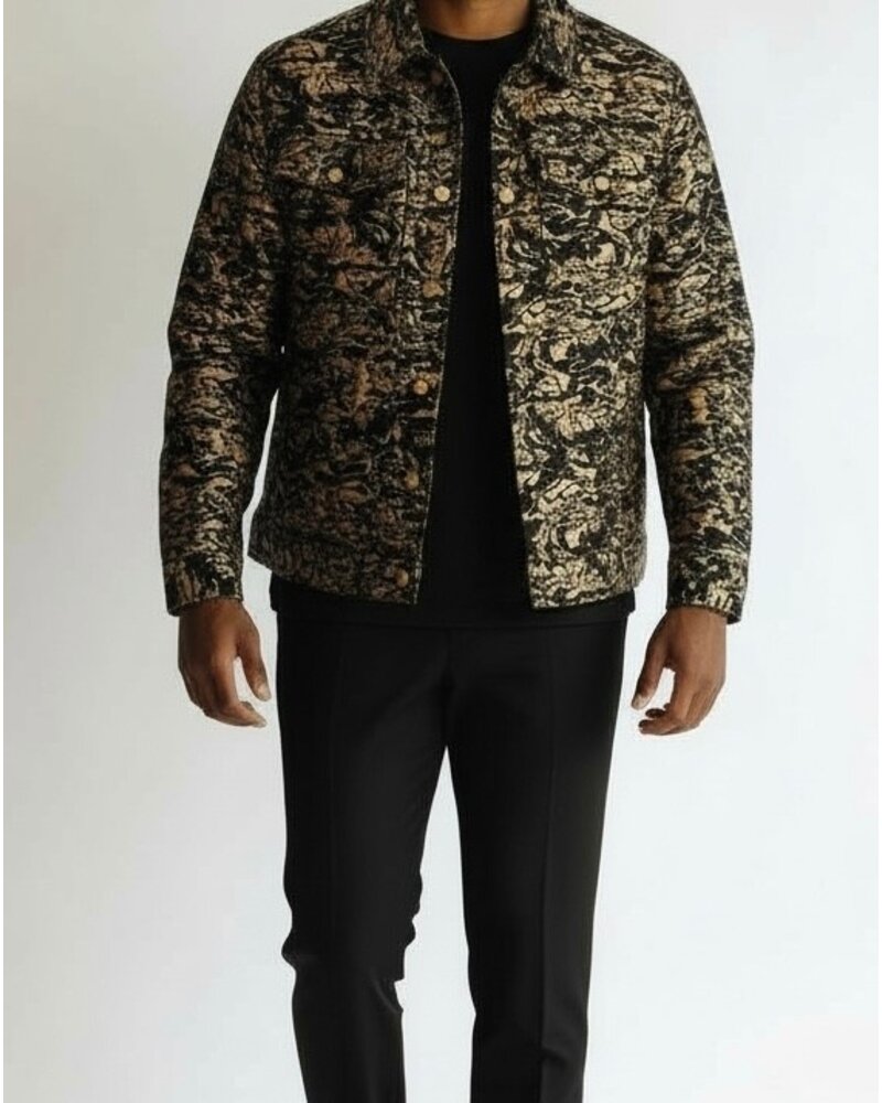 Prestige Aztec Full Button Up Jacket