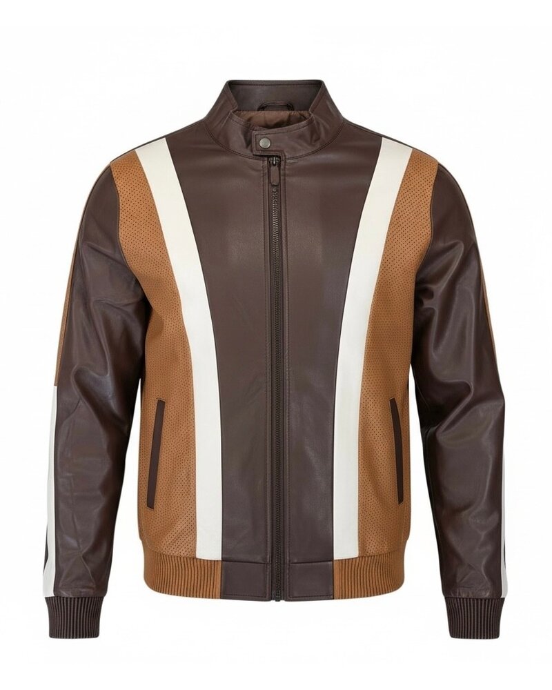 Stacy Adams SA Faux Leather Tri Tone Jogger Set