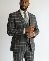 Rizza 2B Window Paine Vested Suit