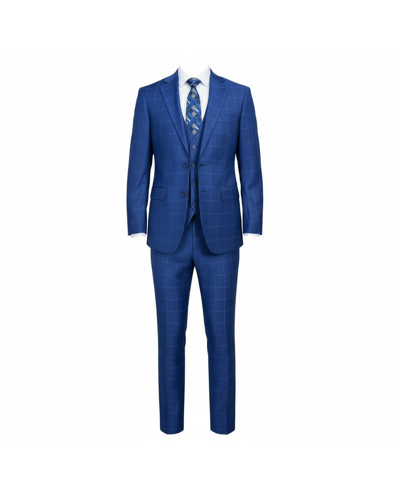 Rizza 2B Window Paine Vested Suit