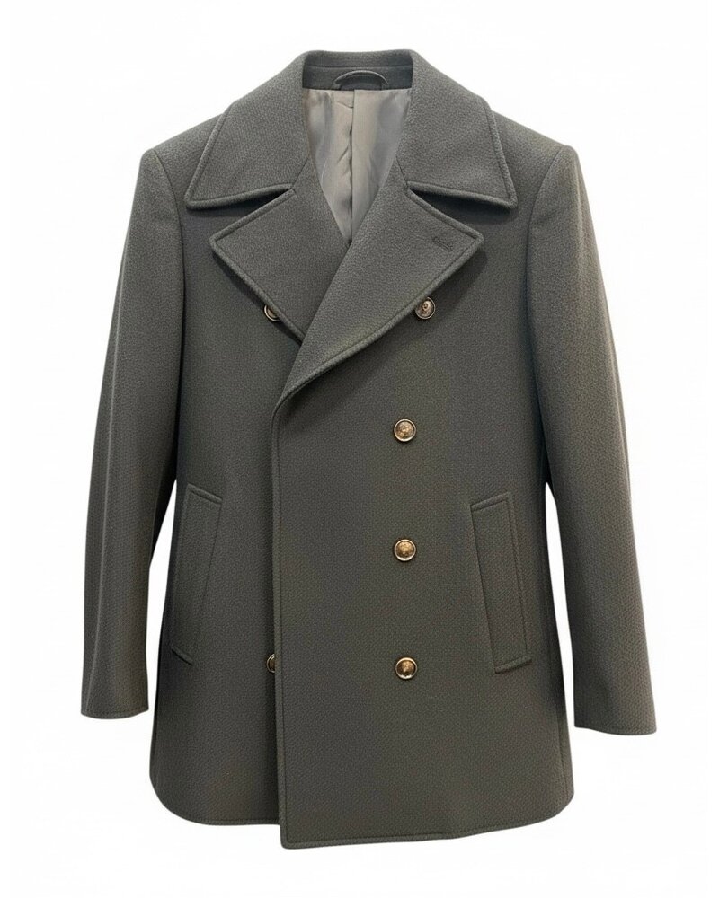 Cigar Cigar Double Breasted Peacoat
