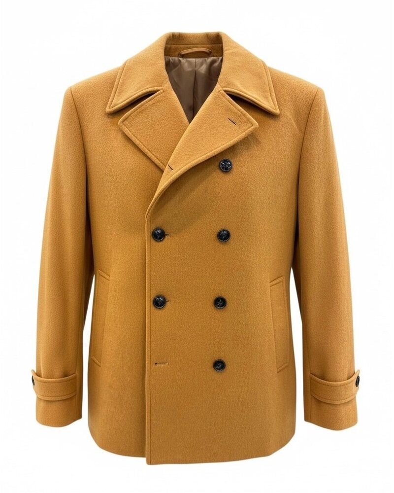 Cigar Cigar Double Breasted Peacoat